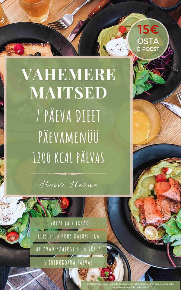 Vahemere dieet. Retseptid E-raamat